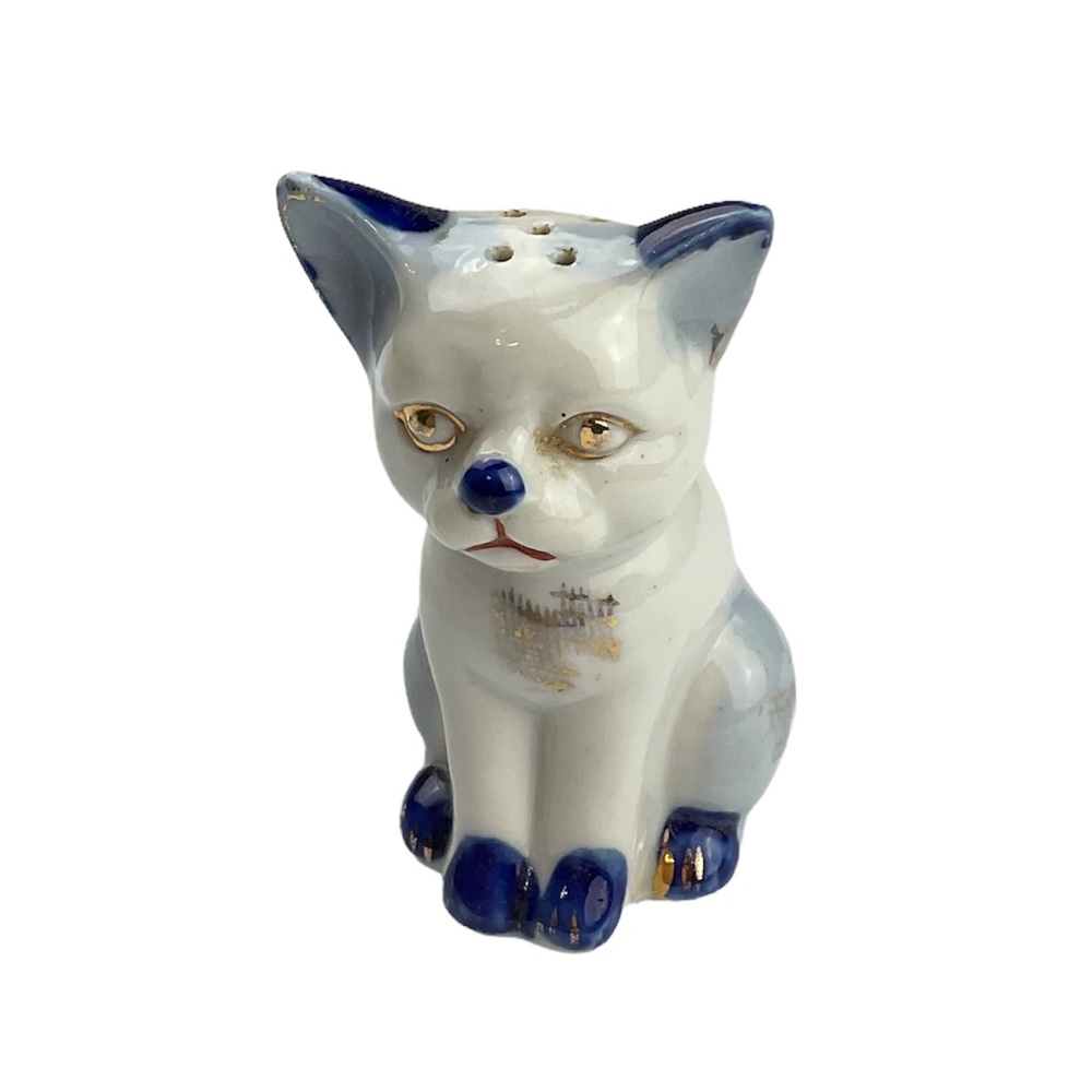 Vintage 50’s / 60’s Cat Salt Shaker Ceramic Made in Japan